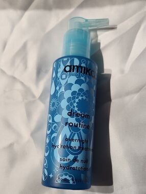 amika Dream Routine Overnight Hydration Treatment - Light Blue Bottle